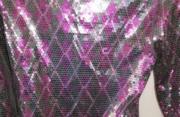 Express xs  sequin sweatshirt - Picture 3 of 9